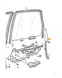 pakking Volvo V70 (-2000) V70 XC (-2000): kofferklep sleutelgat