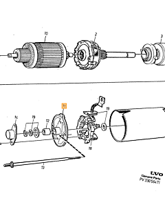 Startmotor 1.7kW Volvo 850 - 960 - S90 - V90 - S80