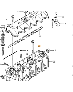 Cilinderkopbout Diesel Volvo 200 - 700 - 900 - 850 - S70 - V70 - S80