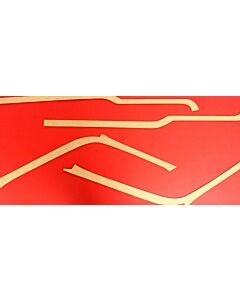 Bekleding 445 B stijl links rood 215-153 217-154 
