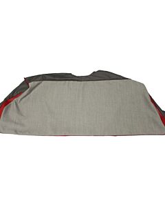 Bekleding achterbank hoes zitting PV544 B Favorit 1960-1961 rood-grijs