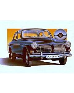 Poster amazon blue airbrush retro poster 