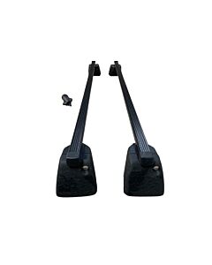 Dakdragers, Dakrail Set, Roofrail, Roof racks, Original Volvo, Volvo XC60  tot 2017 voor geintregeerde dakrail, Gebruikt, Used