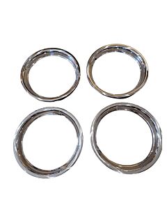 Volvo Radzierring-Set 14 Zoll Edelstahl hochglanzpoliert Volvo teil nr 71414