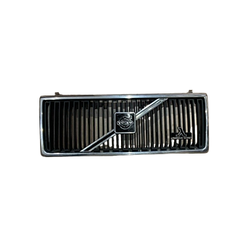 Grill inklusive Chrom Grillrand, Originalleistung, für Volvo 240, 242, 244, 245 1981+, Lambda Sond, Gebraucht.