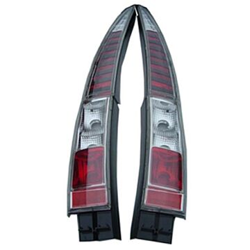 achterlicht zwart set 4pcs Links en rechts passend V70 850