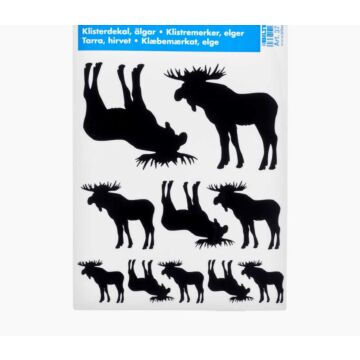 Stickervel assorti zwart Eland 10 stuks