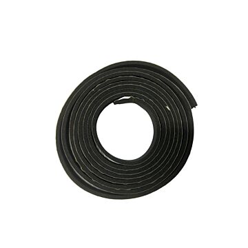 Rubber strip portier pv duett per meter zelf klevend ruit zijde
