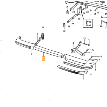 Bumper middendeel P1800 vervangen door 684667 684667S