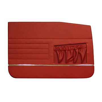 Bekleding Amazon 4 deurs deurpanel SET Links+ rechts voor rood 167-1968 183-545 518 554