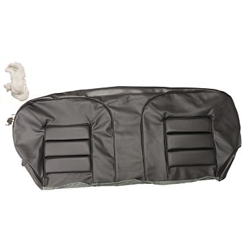 Bekleding 164 ch 22323- +140GL achter leer stoel hoes zitting zwart 1970-1974 zie 695280-03 set