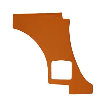 Bekleding P1800ES zijpaneel Linksachter bruin 456-884