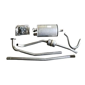 Uitlaatset Amazon combi B18 (P220) -1966 enkelsysteem incl montageset