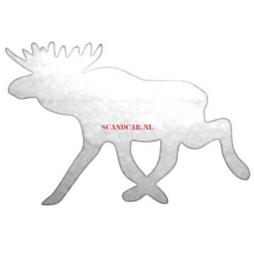 Sticker Eland 60mm zilver