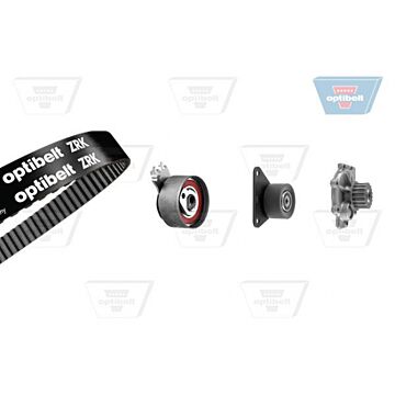 Distributieriemset met waterpomp C70  Laguna  S40  S60  S70  S80  Safrane  V40  V70  XC70 Cross Country  XC90