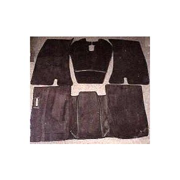 Mattenset PV444 zwart rubber 1954-1957 