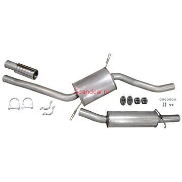 Uitlaatset 850 Turbo S70+V70 T+T5 C70 RVS -2000 Ferrita 