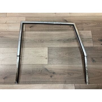 Türfensterrahmen, Links hinten, Aluminium, Fensterrahmen, Volvo 140 145, Gebrauchtes Produkt.