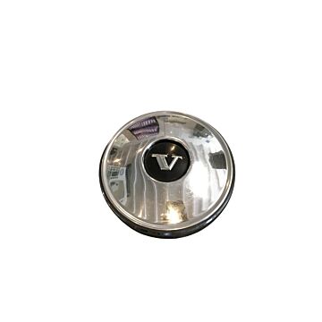 Radkappe Chrom/Schwarz, Original Volvo, Volvo PV+Amazon+P1800+140 1964+, 670437, Gebraucht