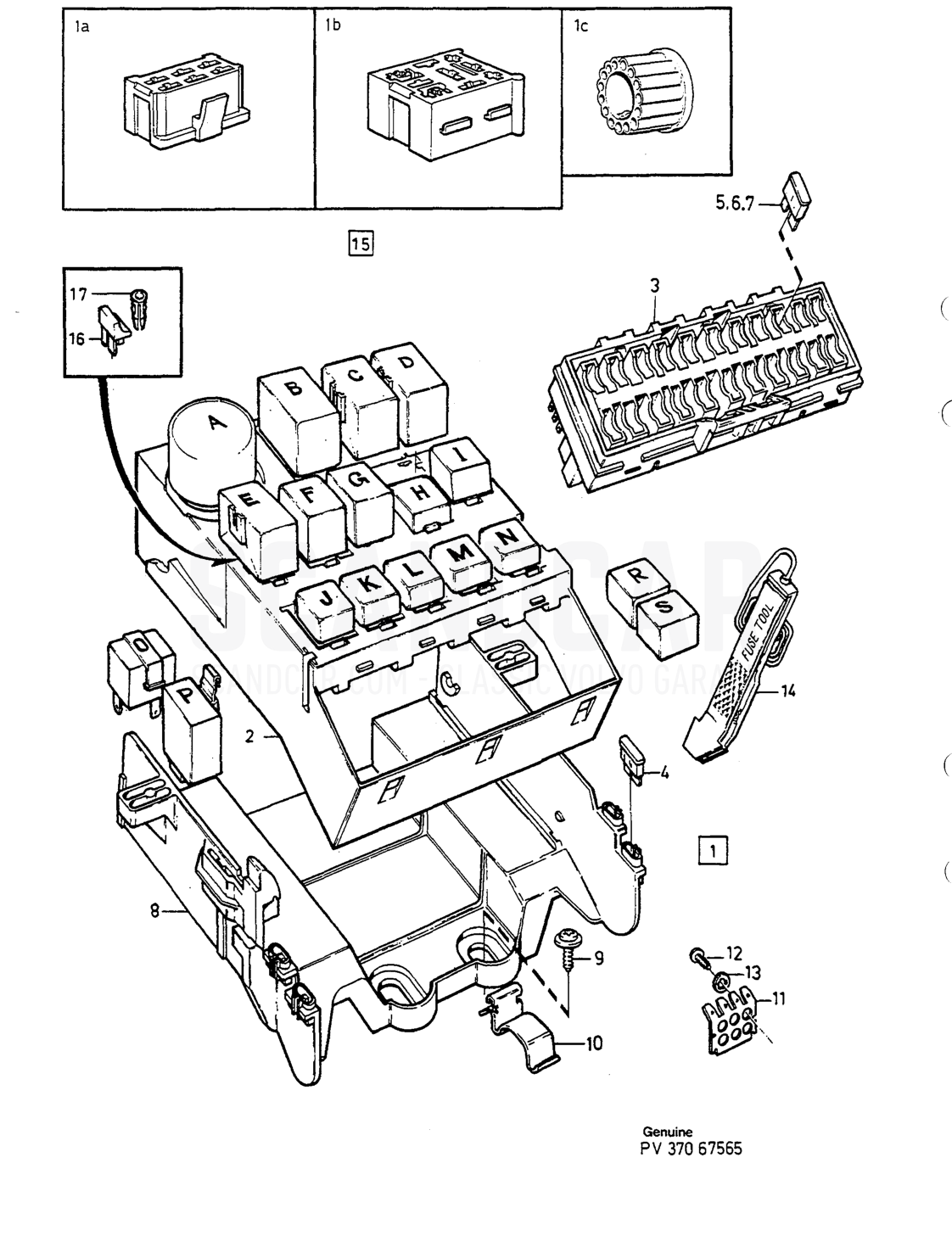 KABEL, KABELSCHUHE, HOLSEN - Explosionszeichnung, Elektrik, Volvo 740-760er-Serie bis zu 1984