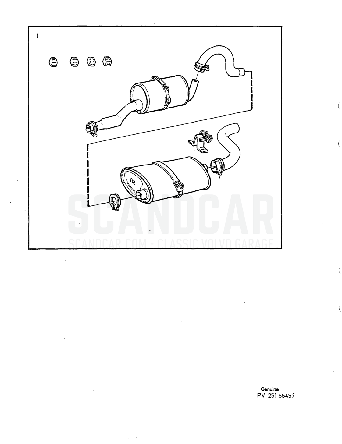 Motor, Seite 352 - Explosionszeichnung, Volvo 940-960er-Serie ab 1994