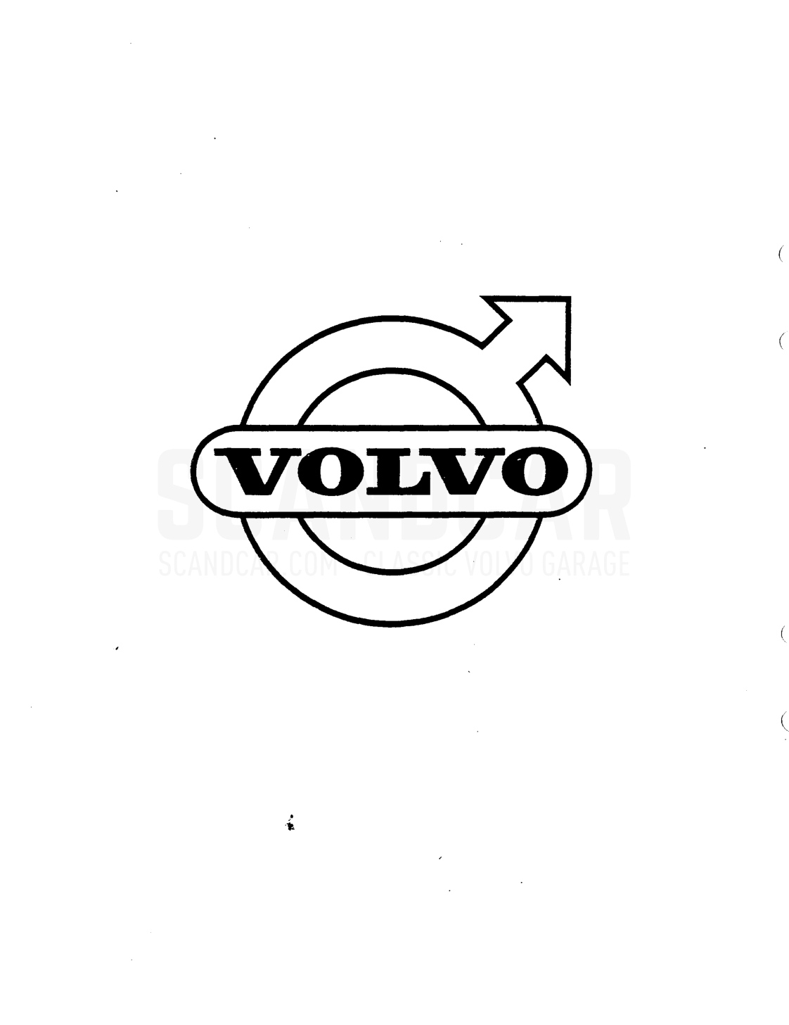 Oil filter, oil cooler - Explosionszeichnung, Motor, Volvo P1800 S