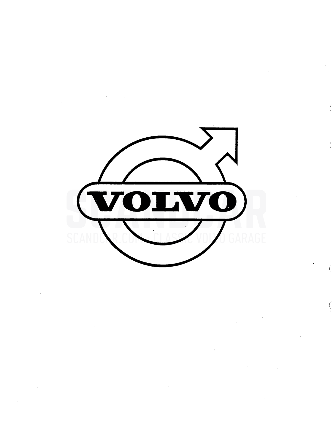 Exhcust system - Explosionszeichnung, Kraftstoff- und Abgasanlage, Volvo P1800 S